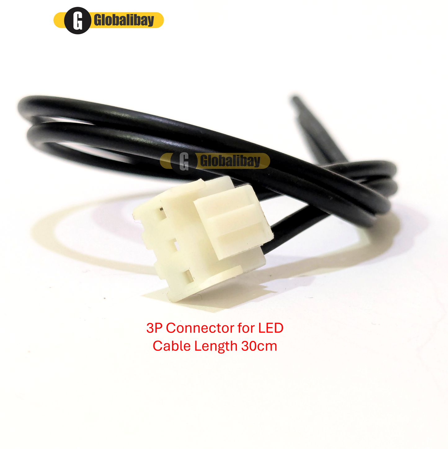 3 Pin Cable for LED and 220V Input Globalibay DIY Projector India