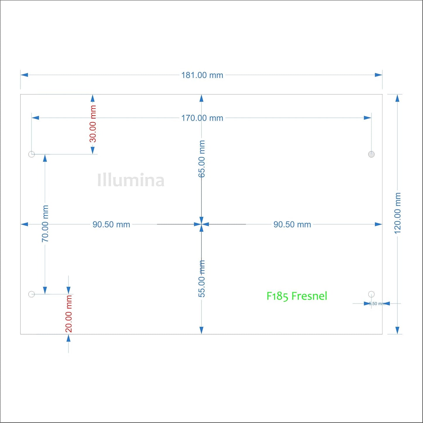 Globalibay Fresnel Lens for Shortest DIY Projector Focal Length 185mm India