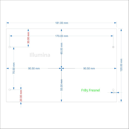 Globalibay Fresnel Lens for Shortest DIY Projector Focal Length 185mm India