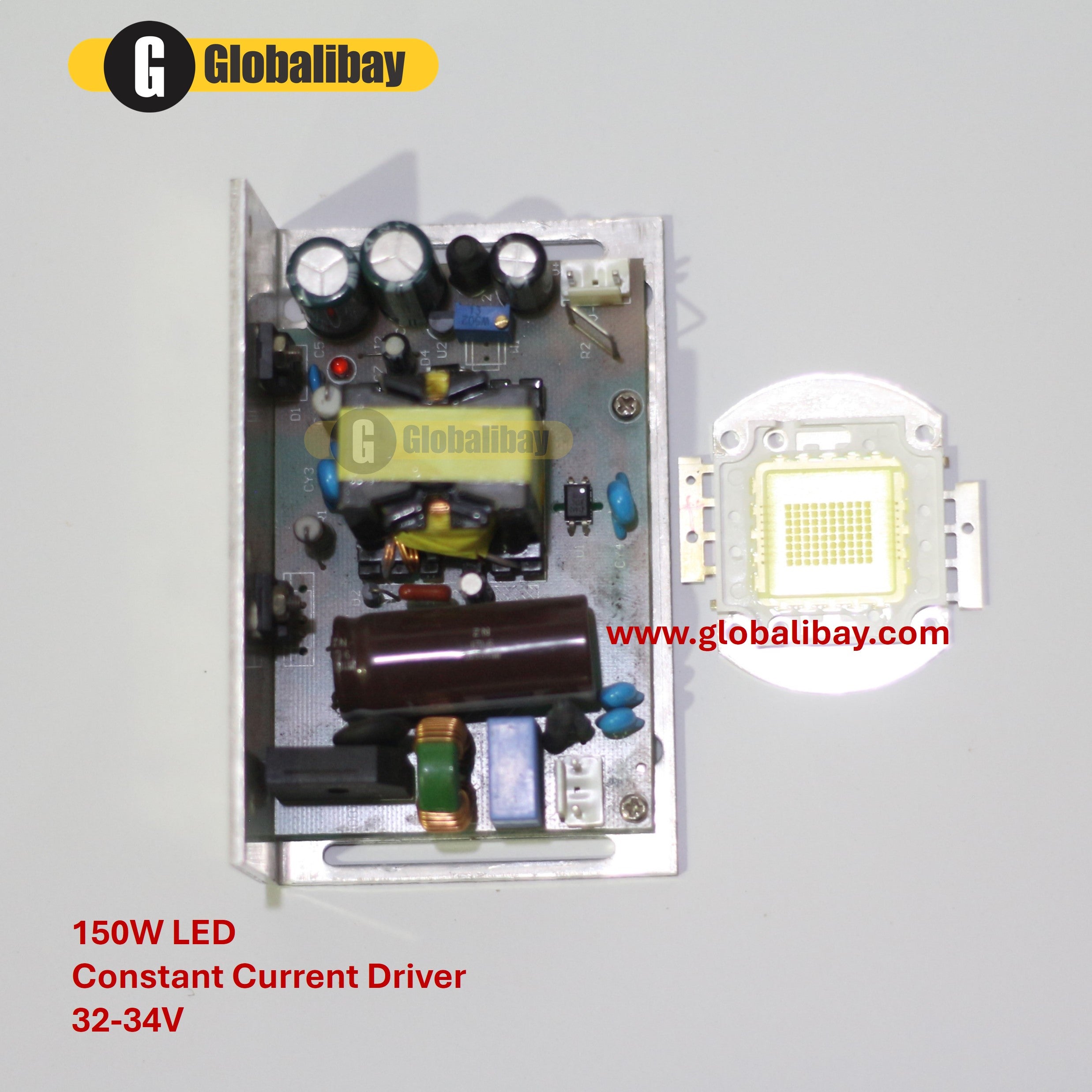 150W LED 19500 Luminous High Power LED and Power Supply Driver DIY Pro ...