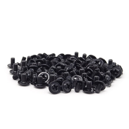 M3x5 Black Zinc Round Head PC Mounting Computer Screws Computer Case Fixed Motherboard Screw 25Qty